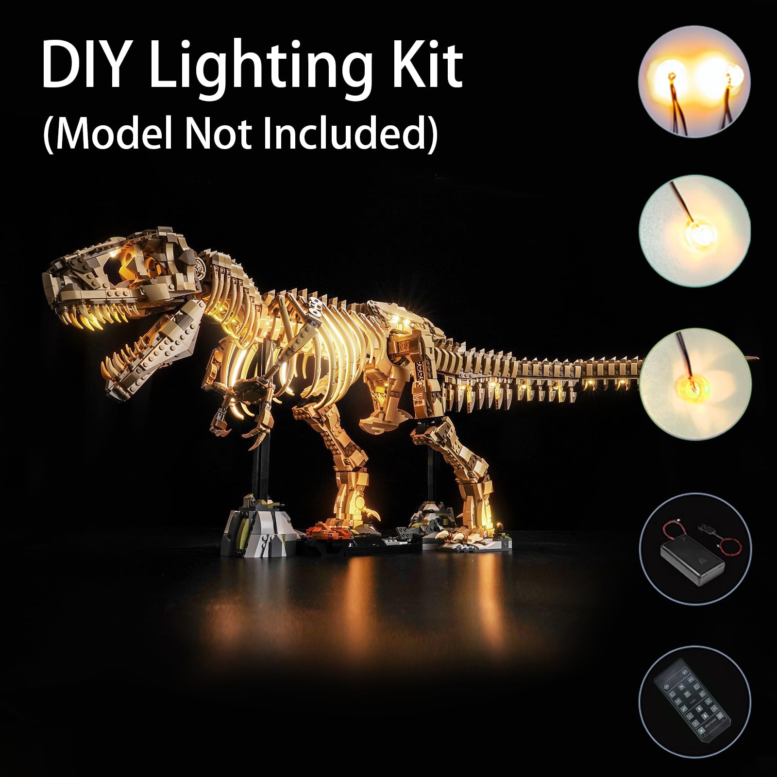 【LEONARD】 チッペンデールのギャラリートレー 37 cm フット付 Dinosaur Fossils: Tyrannosaurus rex 76968 | Jurassic World™ | Buy